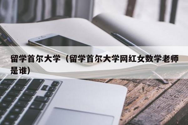 留学首尔大学（留学首尔大学网红女数学老师是谁）