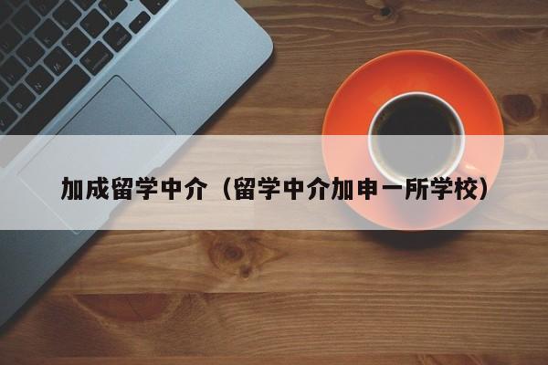 加成留学中介（留学中介加申一所学校）
